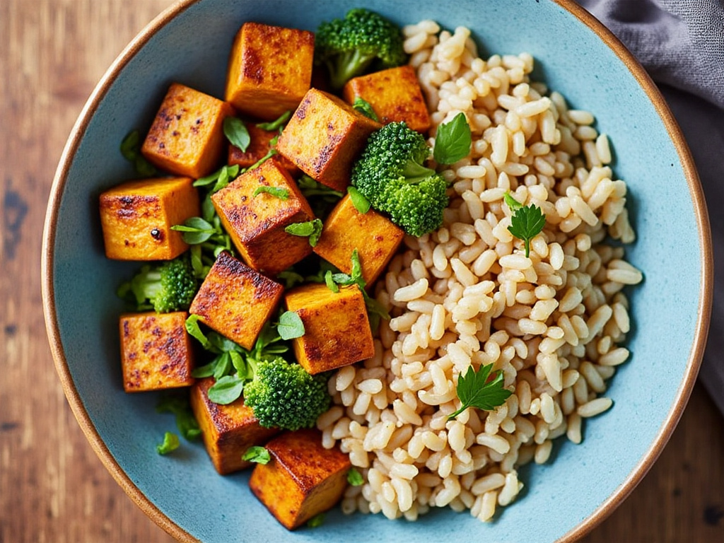 Anti-Inflammatory Tofu Stir-Fry with Brown Rice (Endometriosis-Friendly)